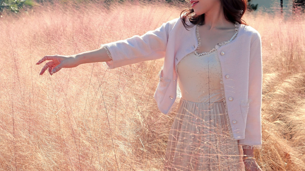 < M A D E >  Pinky Seashore Light Jacket