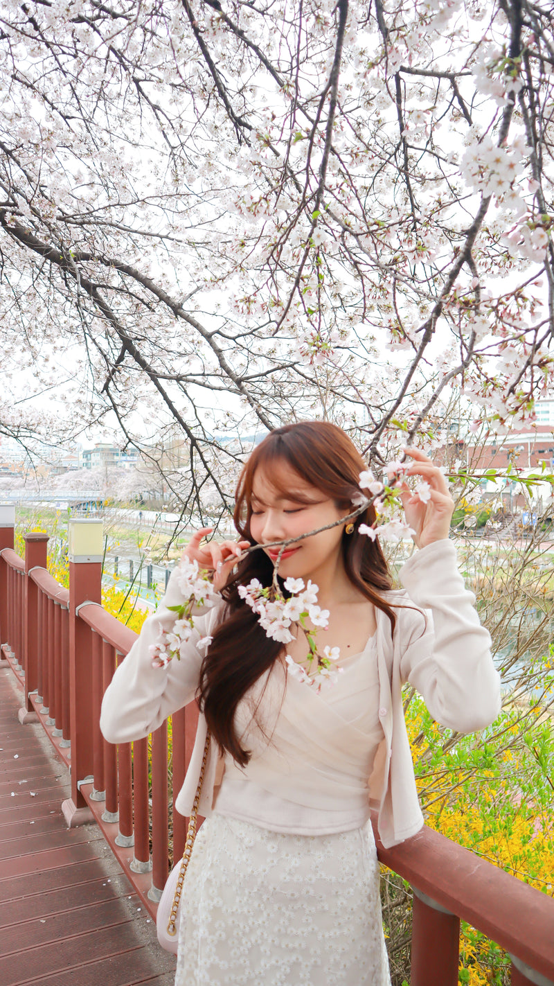 Blushing Blossom Cardi Set