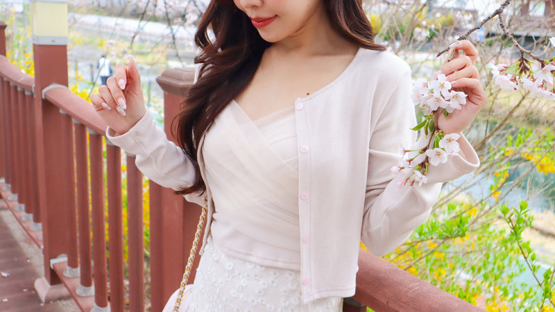 Blushing Blossom Cardi Set