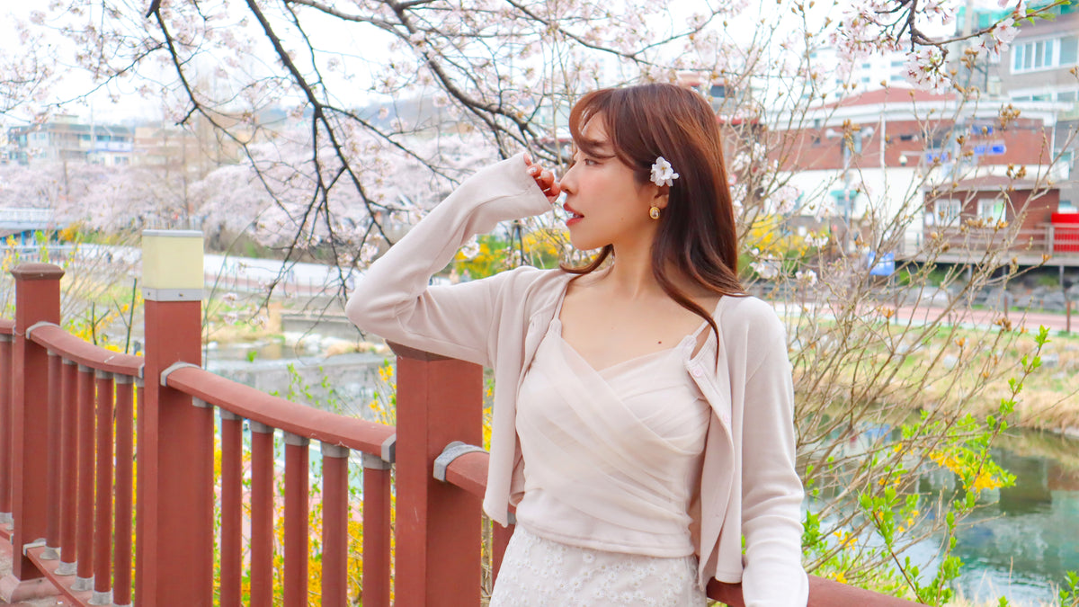 Blushing Blossom Cardi Set
