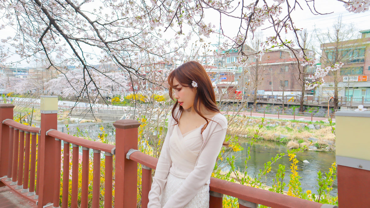 Blushing Blossom Cardi Set