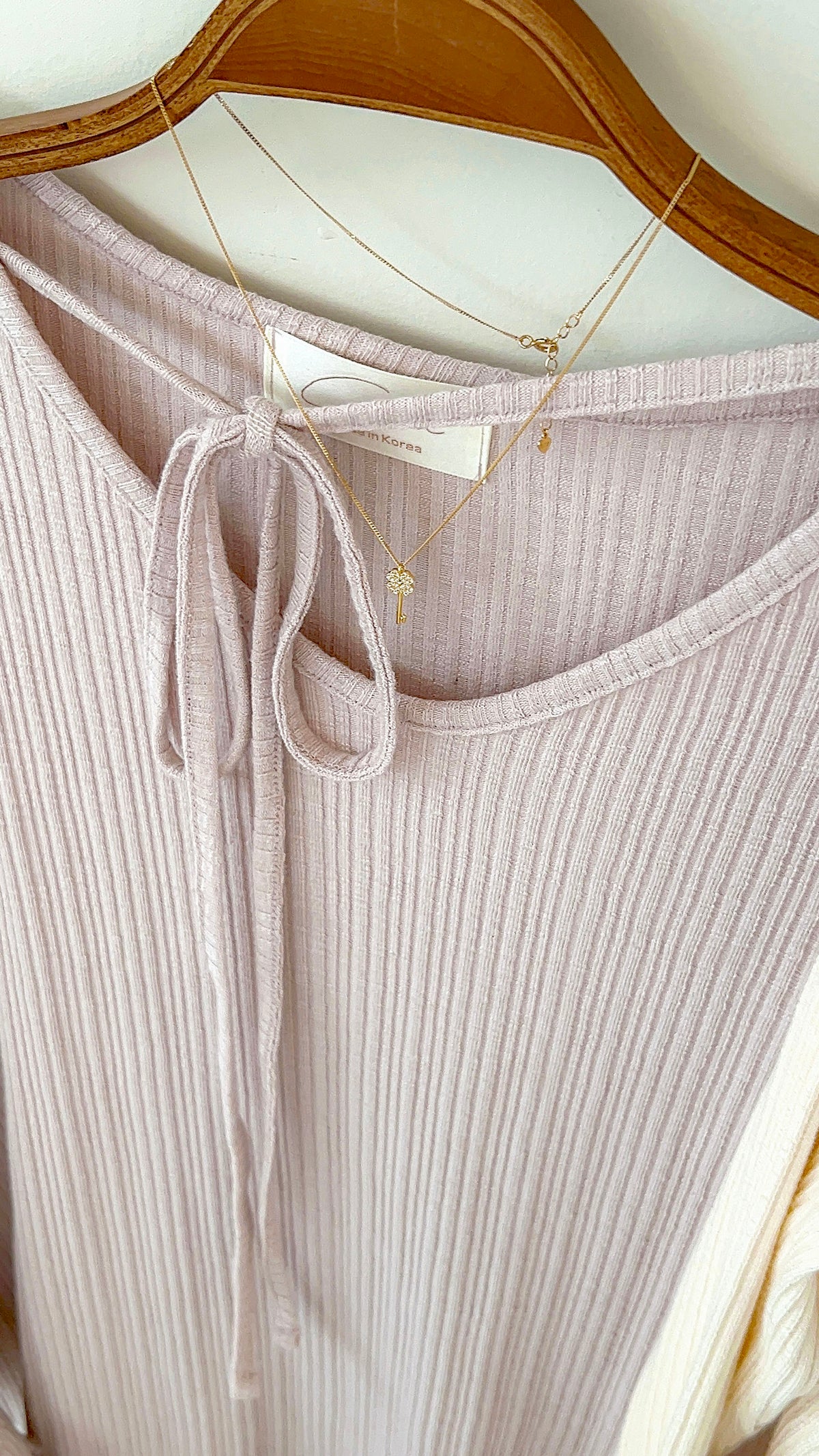 < M A D E > Unmelted Ribbed Midi Top