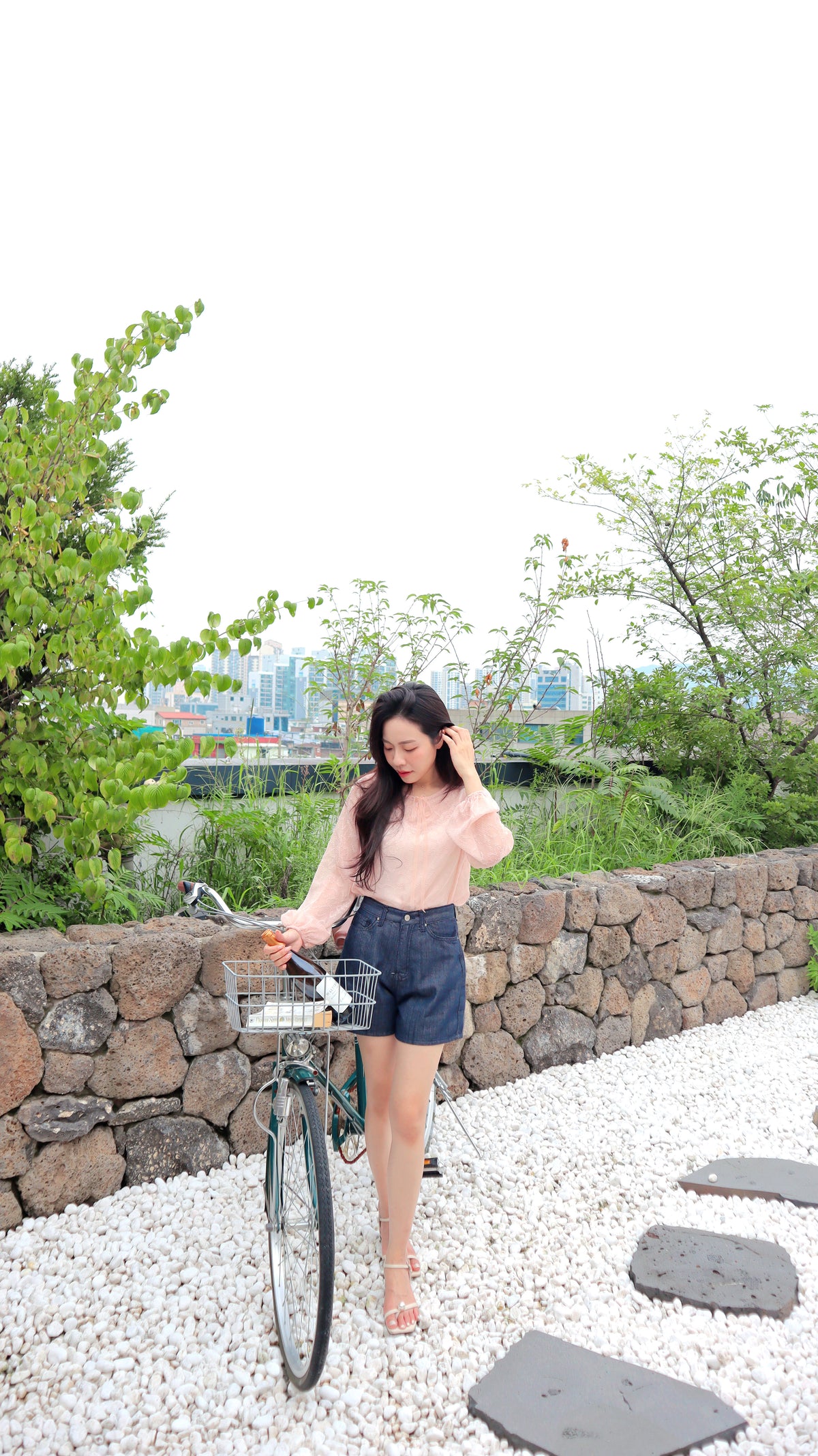 So Classy Navy Denim Shorts