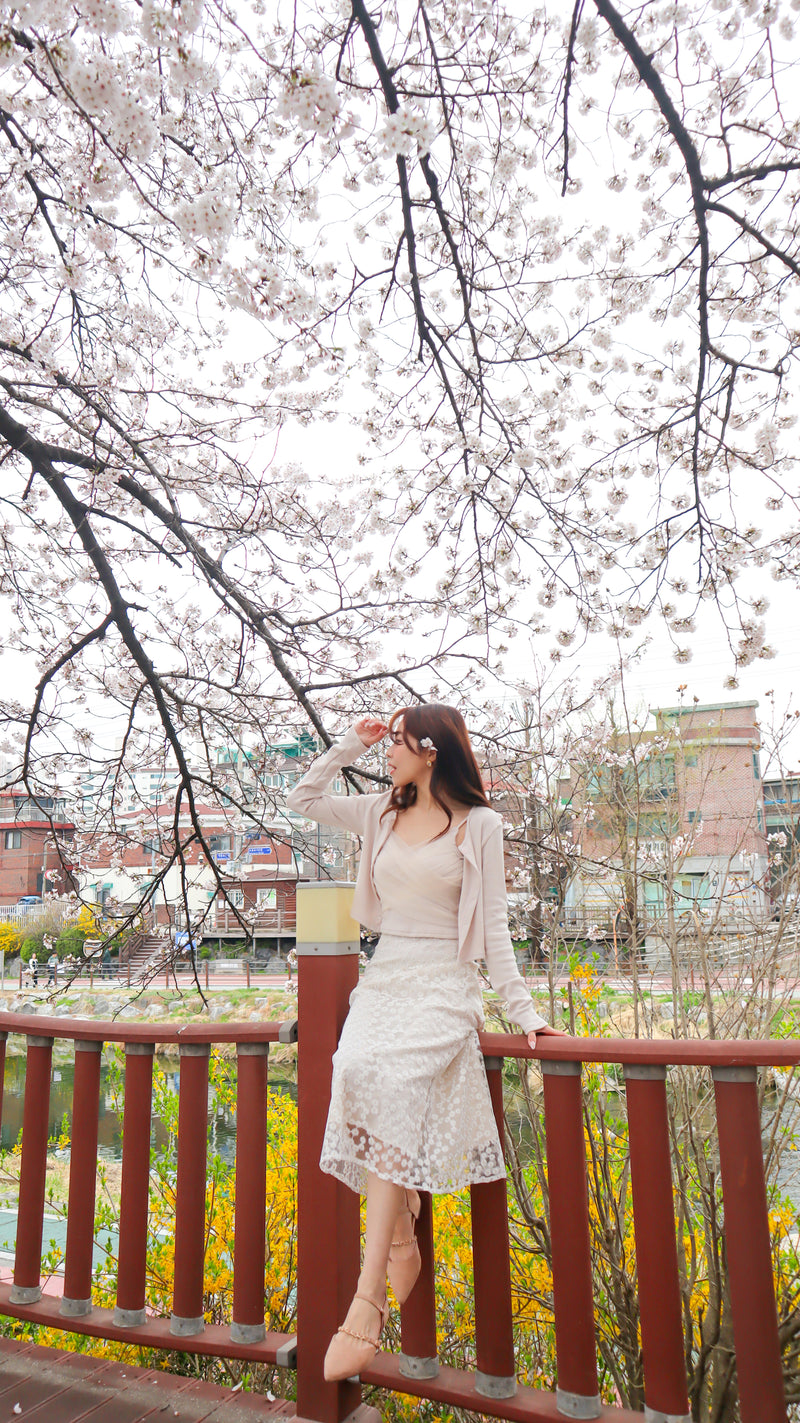 Blushing Blossom Cardi Set