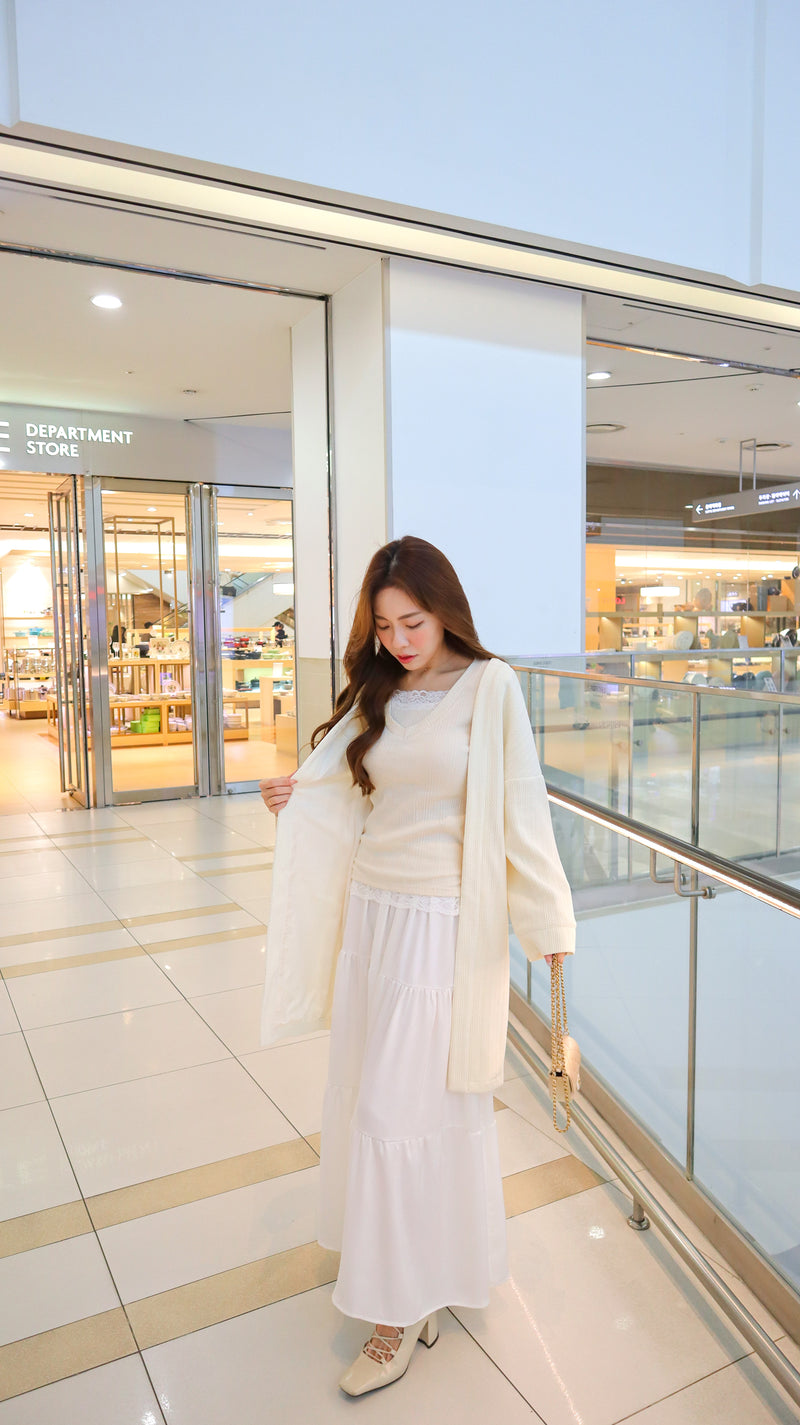 The White Forest Long Skirt