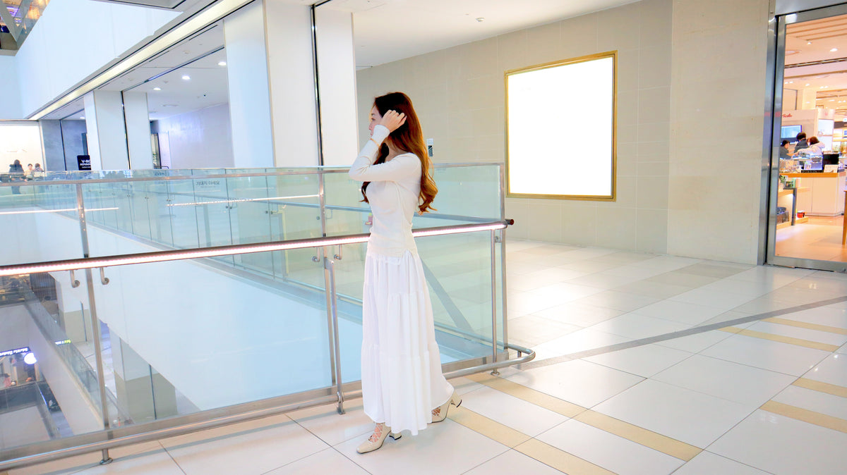 The White Forest Long Skirt