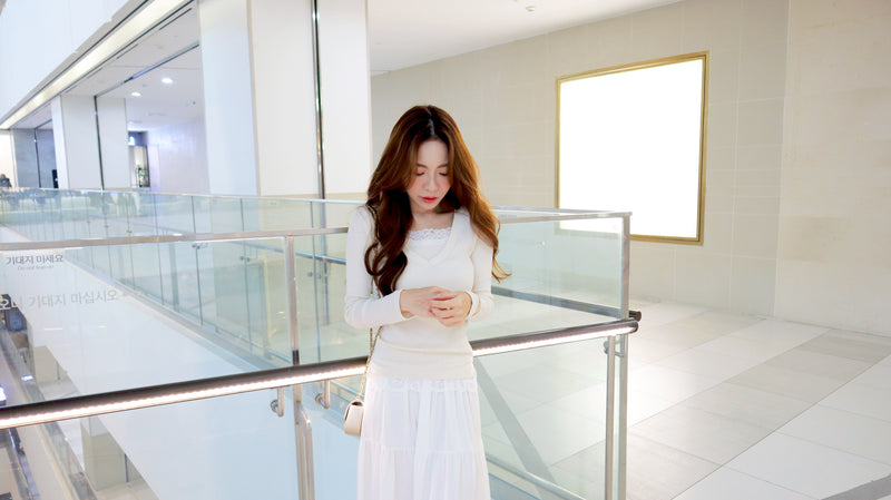 The White Forest Long Skirt