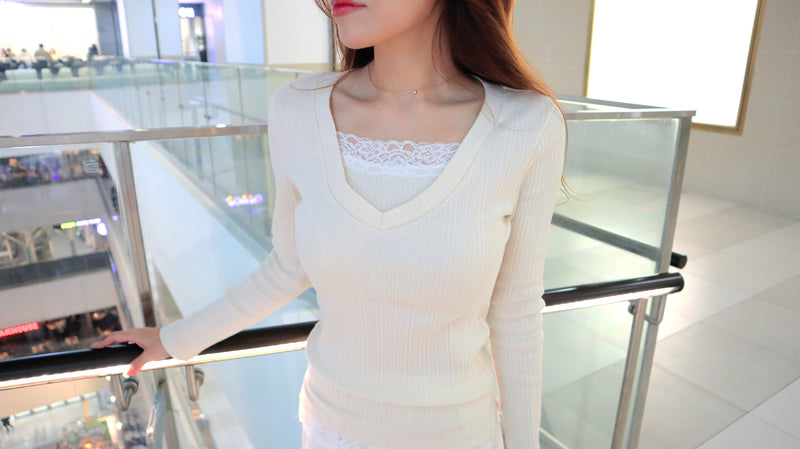 Double Layers Tricot Top