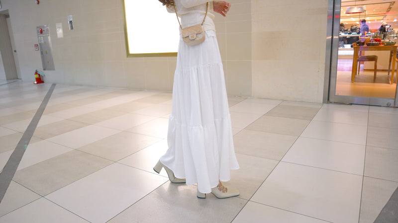 The White Forest Long Skirt