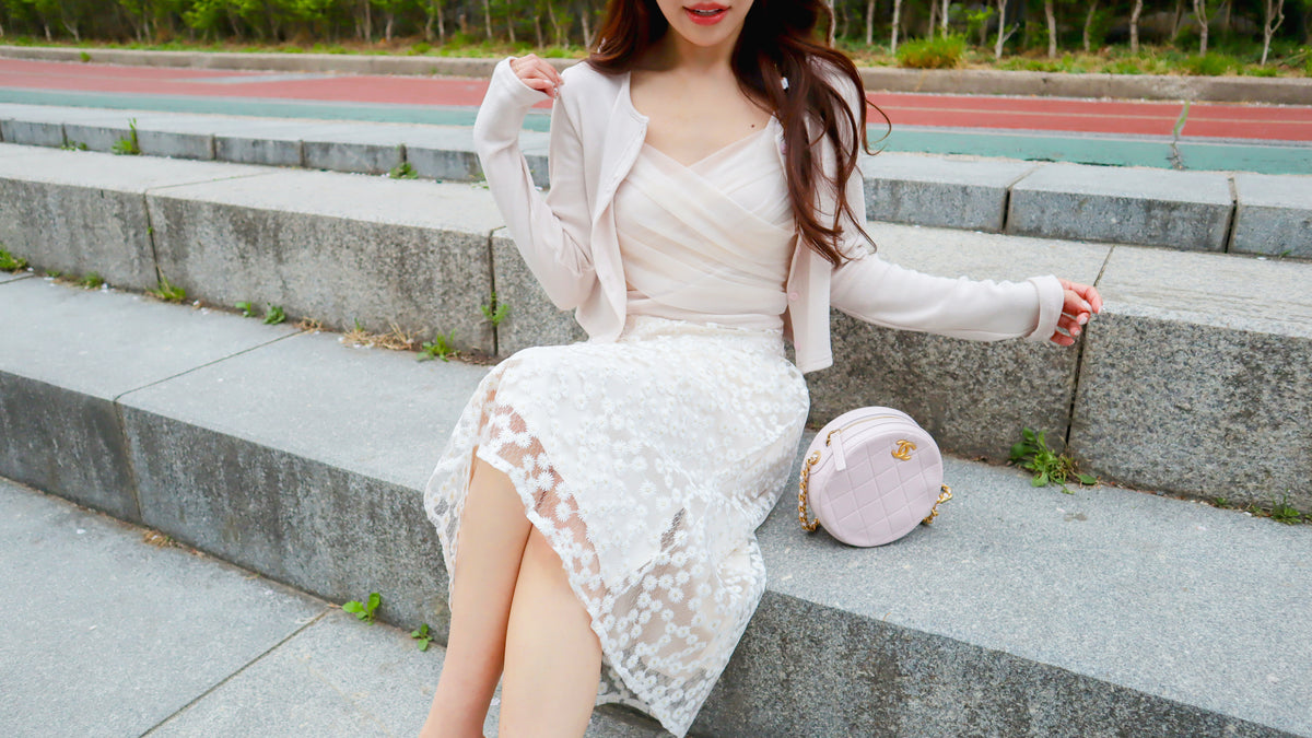 Blushing Blossom Cardi Set