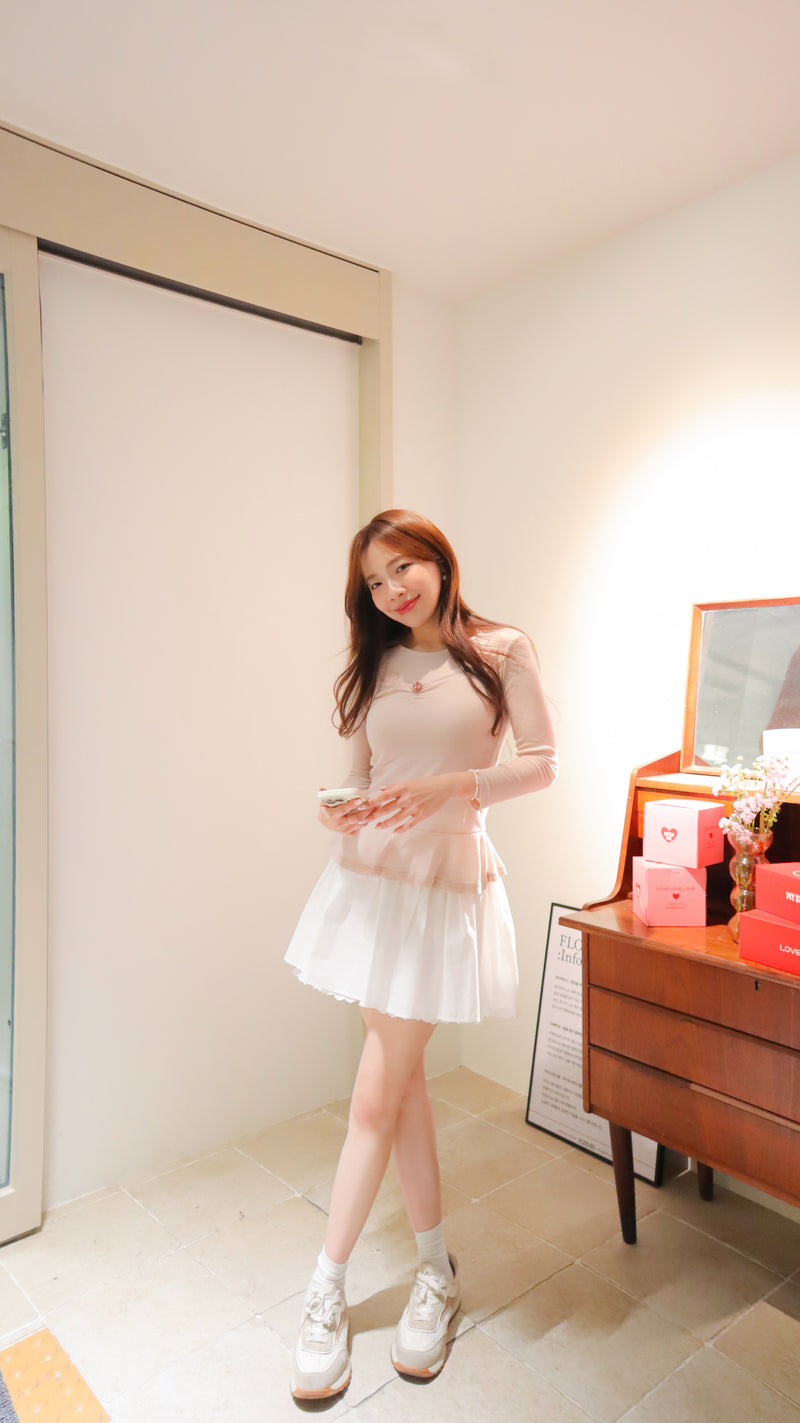 < M A D E > Under The Blossom Twin Tee Set