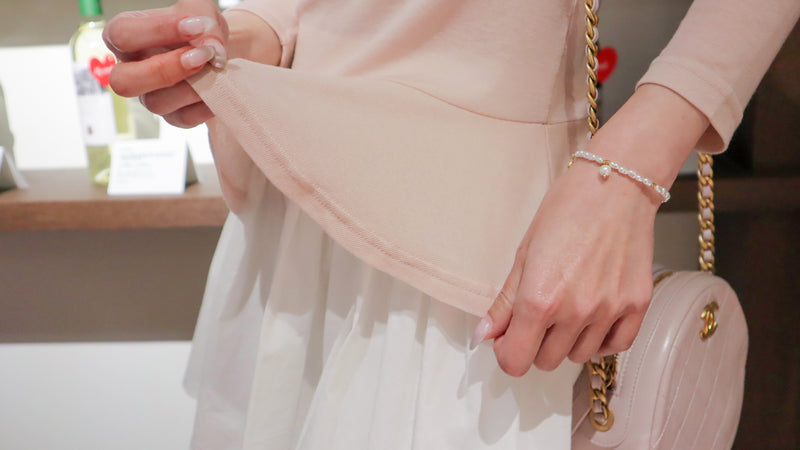 Flary White Cotton Skirt