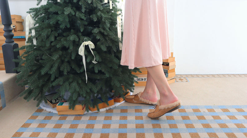 Teddy Bear Suede Mules