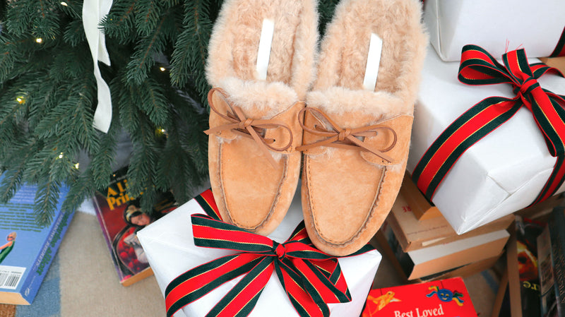 Teddy Bear Suede Mules