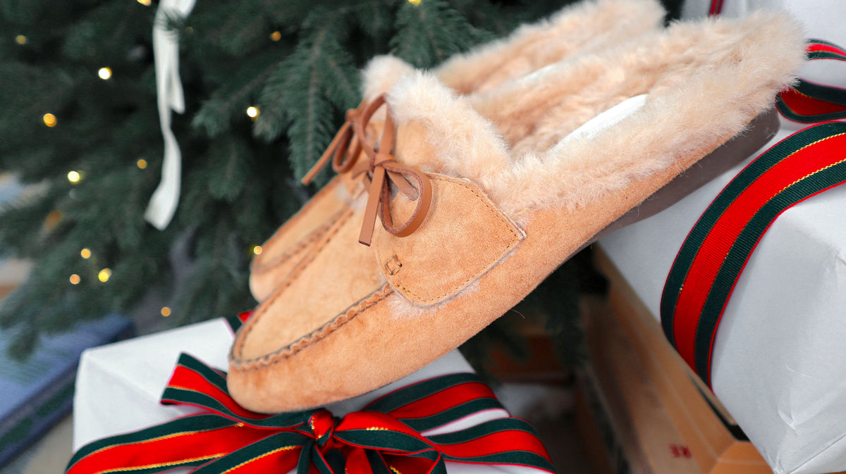 Teddy Bear Suede Mules