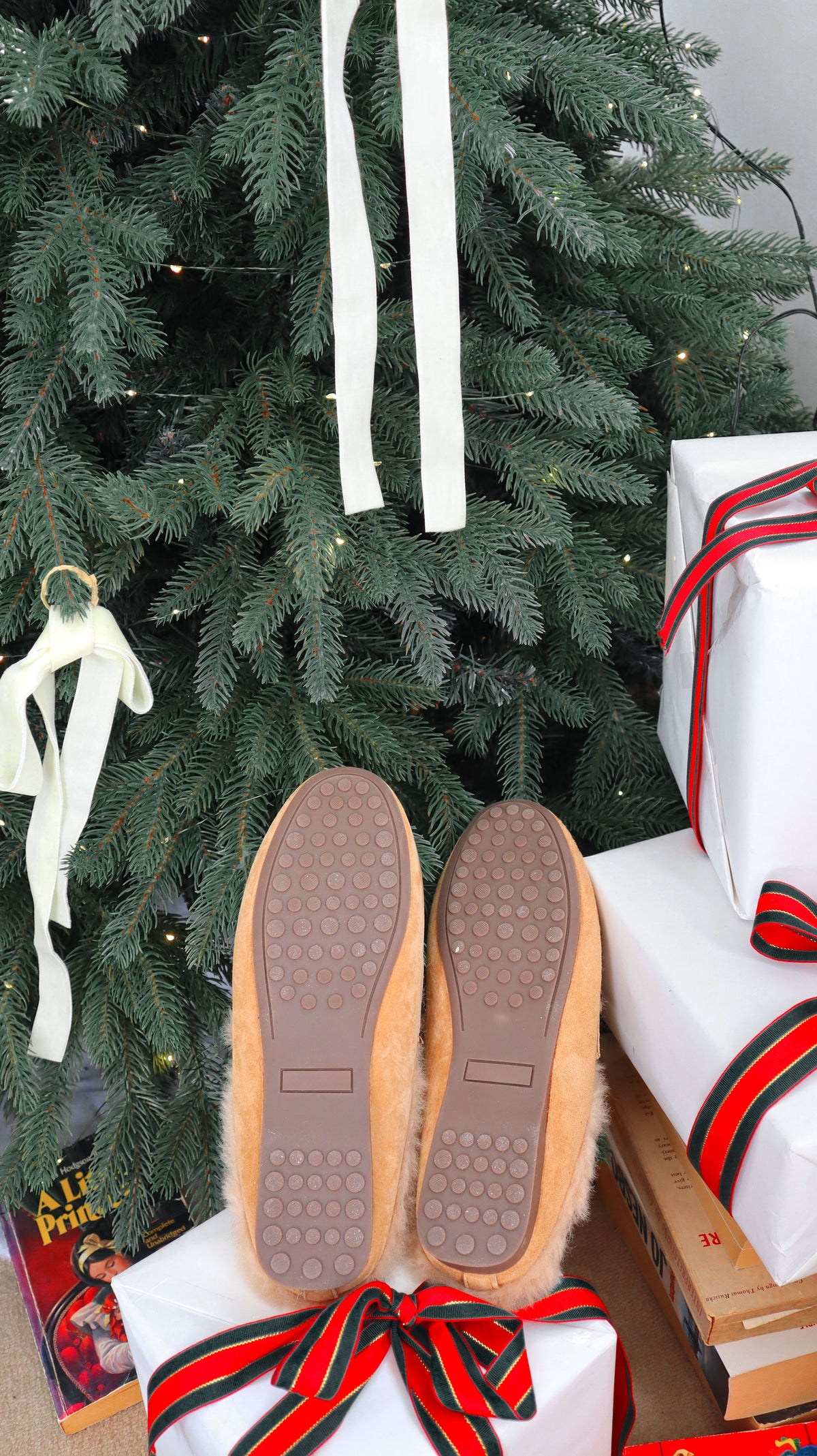 Teddy Bear Suede Mules