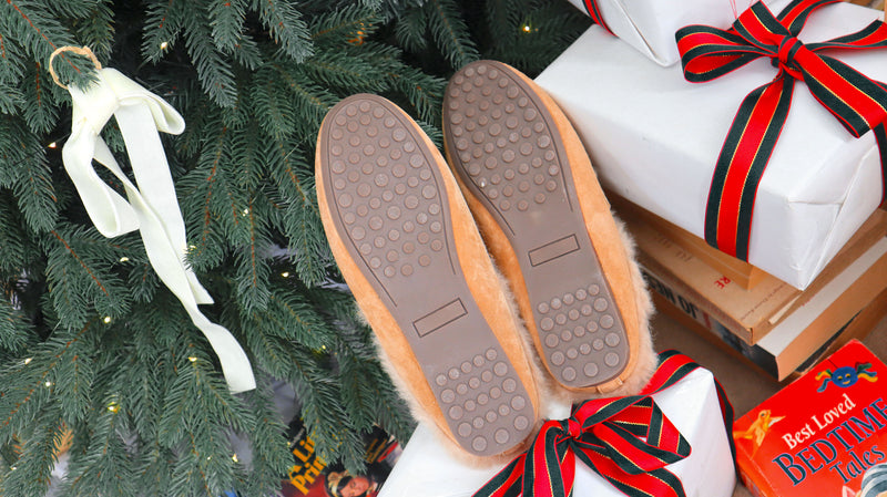 Teddy Bear Suede Mules