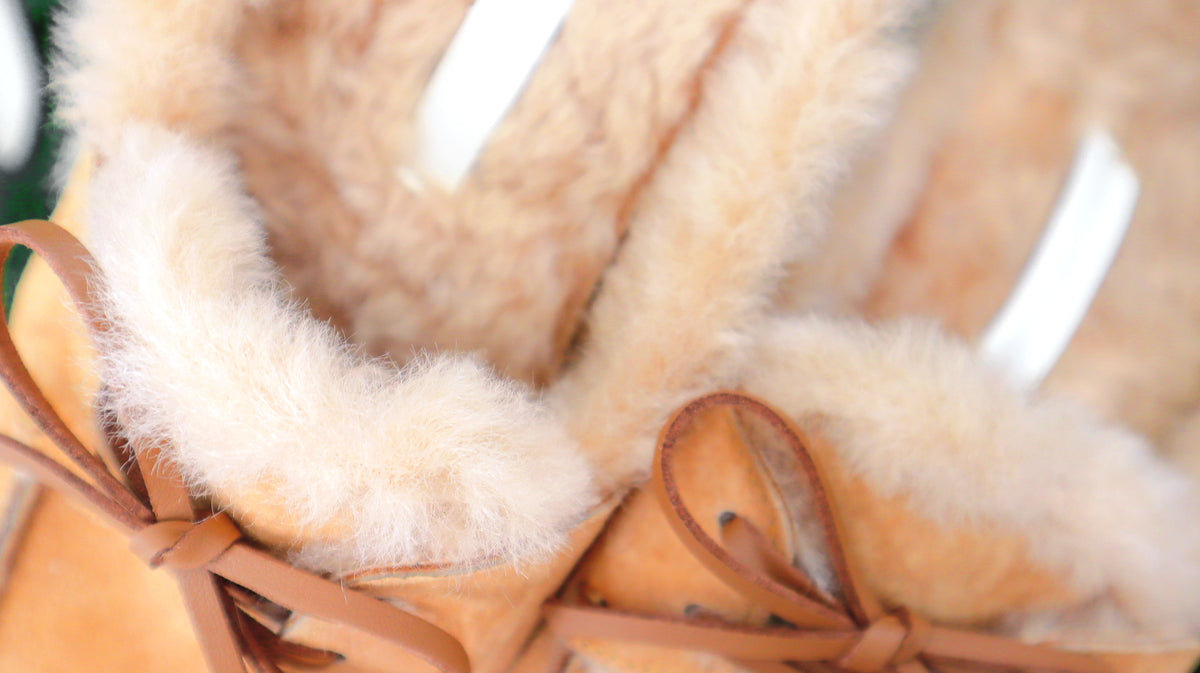 Teddy Bear Suede Mules