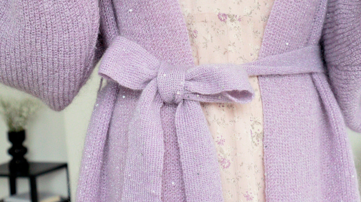 < M A D E > The Purple Rain Cardigan