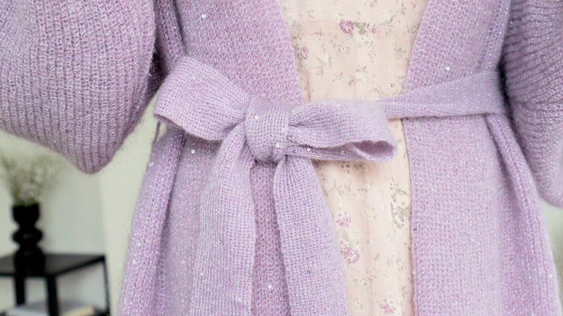 < M A D E > The Purple Rain Cardigan