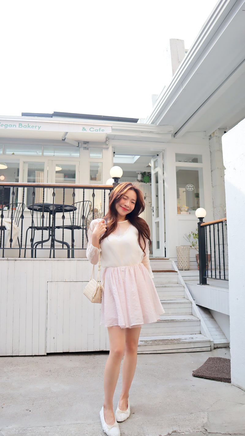 < M A D E > Perfumed Pom Pom Skirt