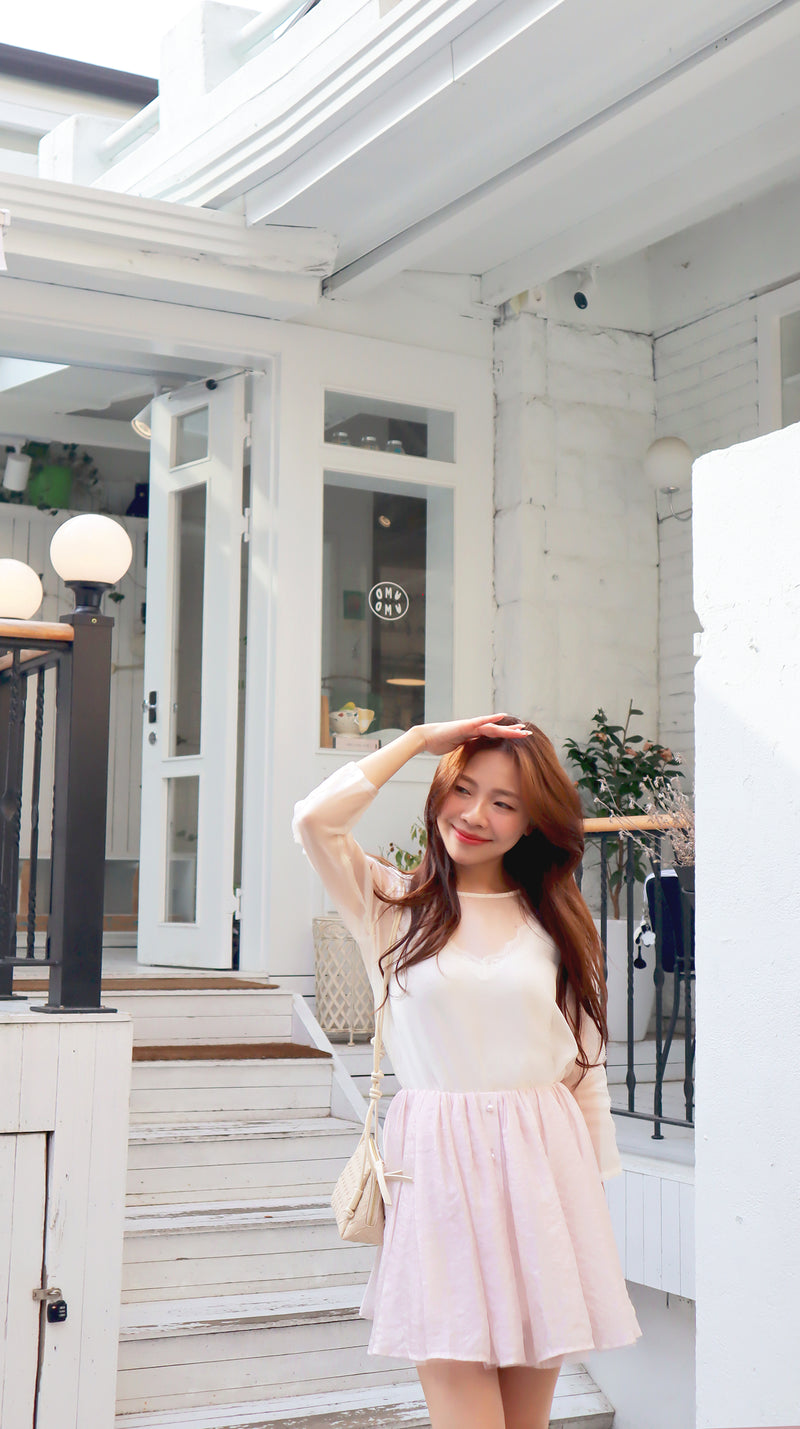 < M A D E > Perfumed Pom Pom Skirt