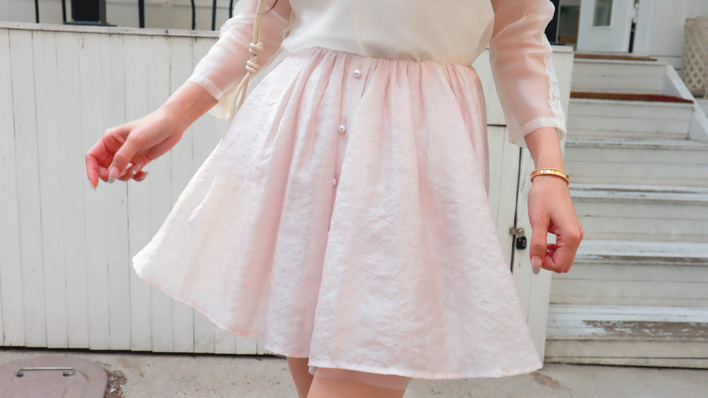 < M A D E > Perfumed Pom Pom Skirt