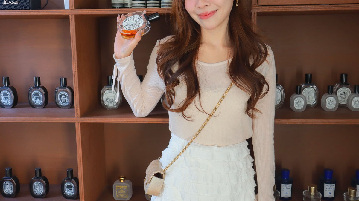 Whipped Vanila Crepe Mini Skirt