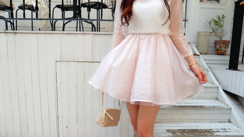 < M A D E > Perfumed Pom Pom Skirt