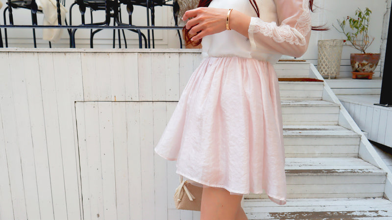 < M A D E > Perfumed Pom Pom Skirt