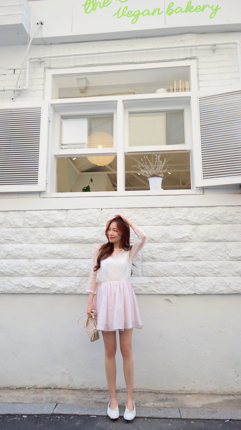 < M A D E > Perfumed Pom Pom Skirt