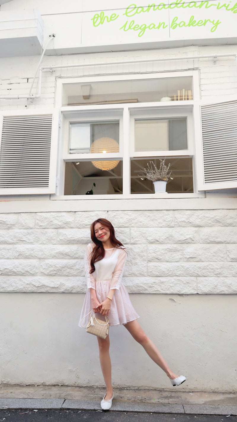 < M A D E > Perfumed Pom Pom Skirt