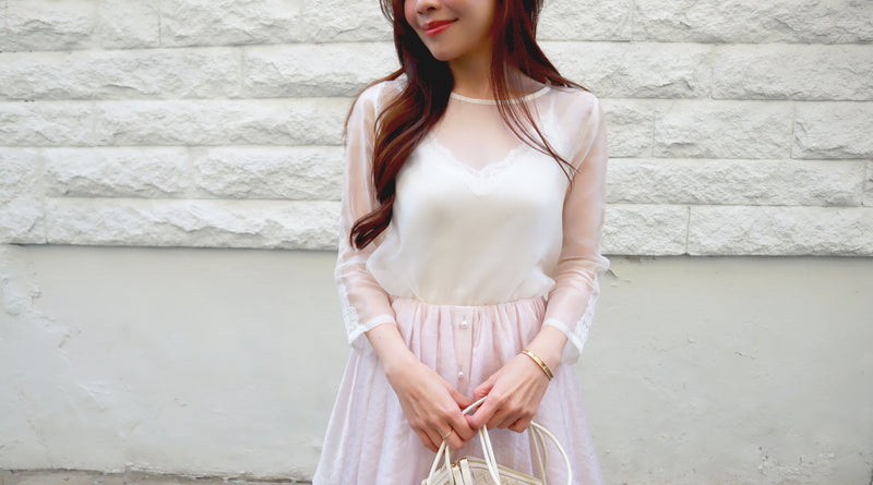 < M A D E > Perfumed Pom Pom Skirt