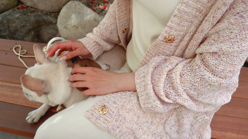< M A D E > Maple Waves Knitted Cardigan