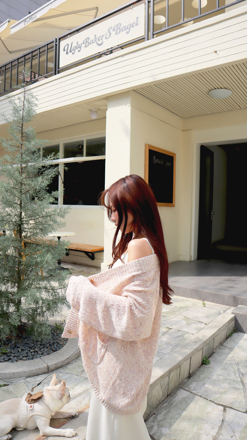 < M A D E > Maple Waves Knitted Cardigan