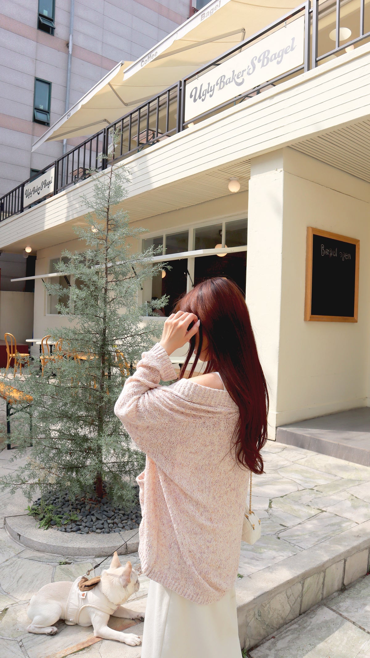 < M A D E > Maple Waves Knitted Cardigan