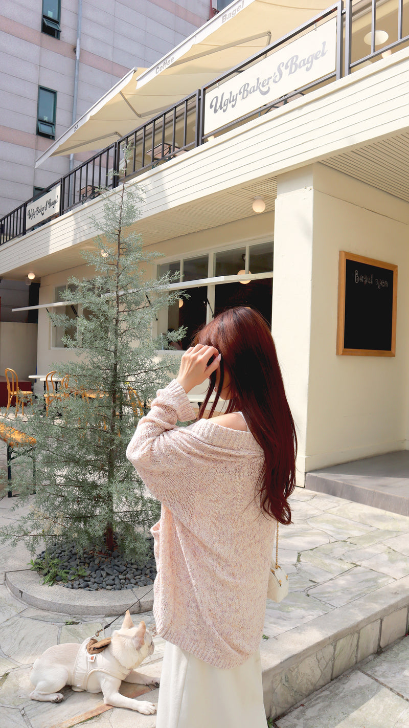 < M A D E > Maple Waves Knitted Cardigan