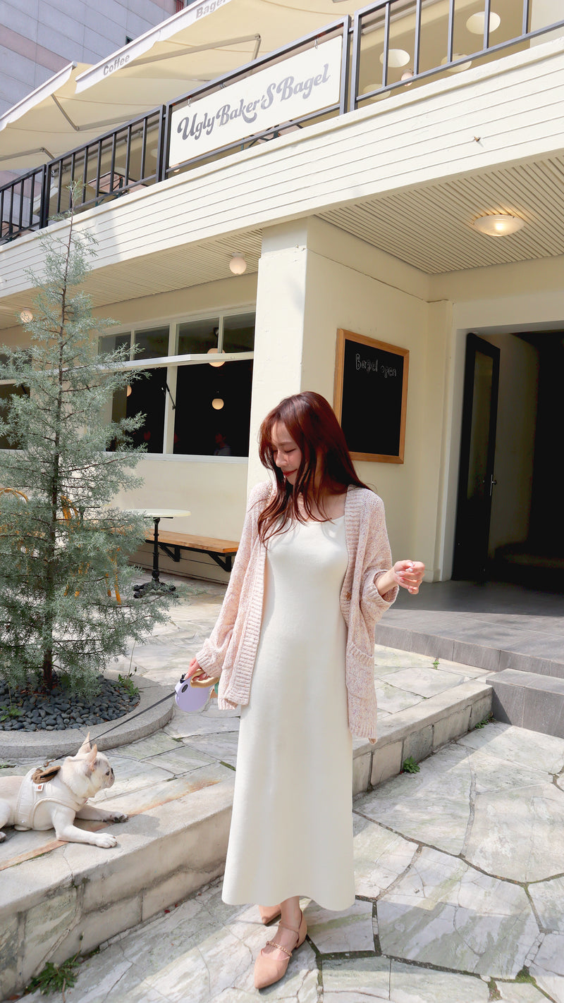 < M A D E > Maple Waves Knitted Cardigan