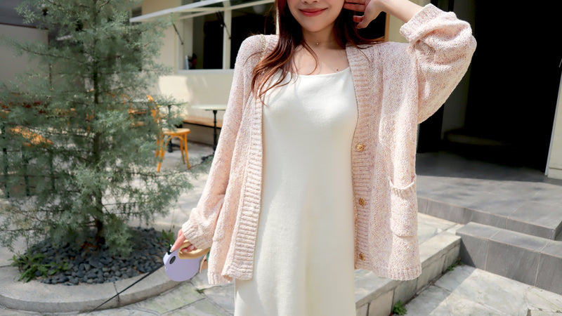 < M A D E > Maple Waves Knitted Cardigan