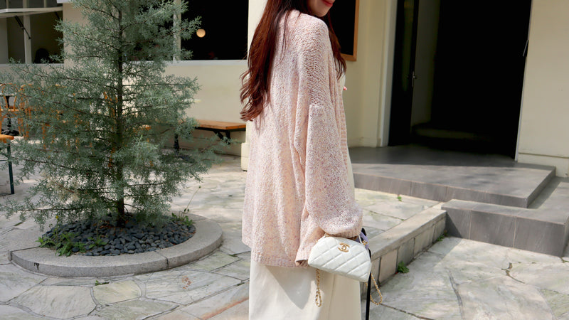 < M A D E > Maple Waves Knitted Cardigan