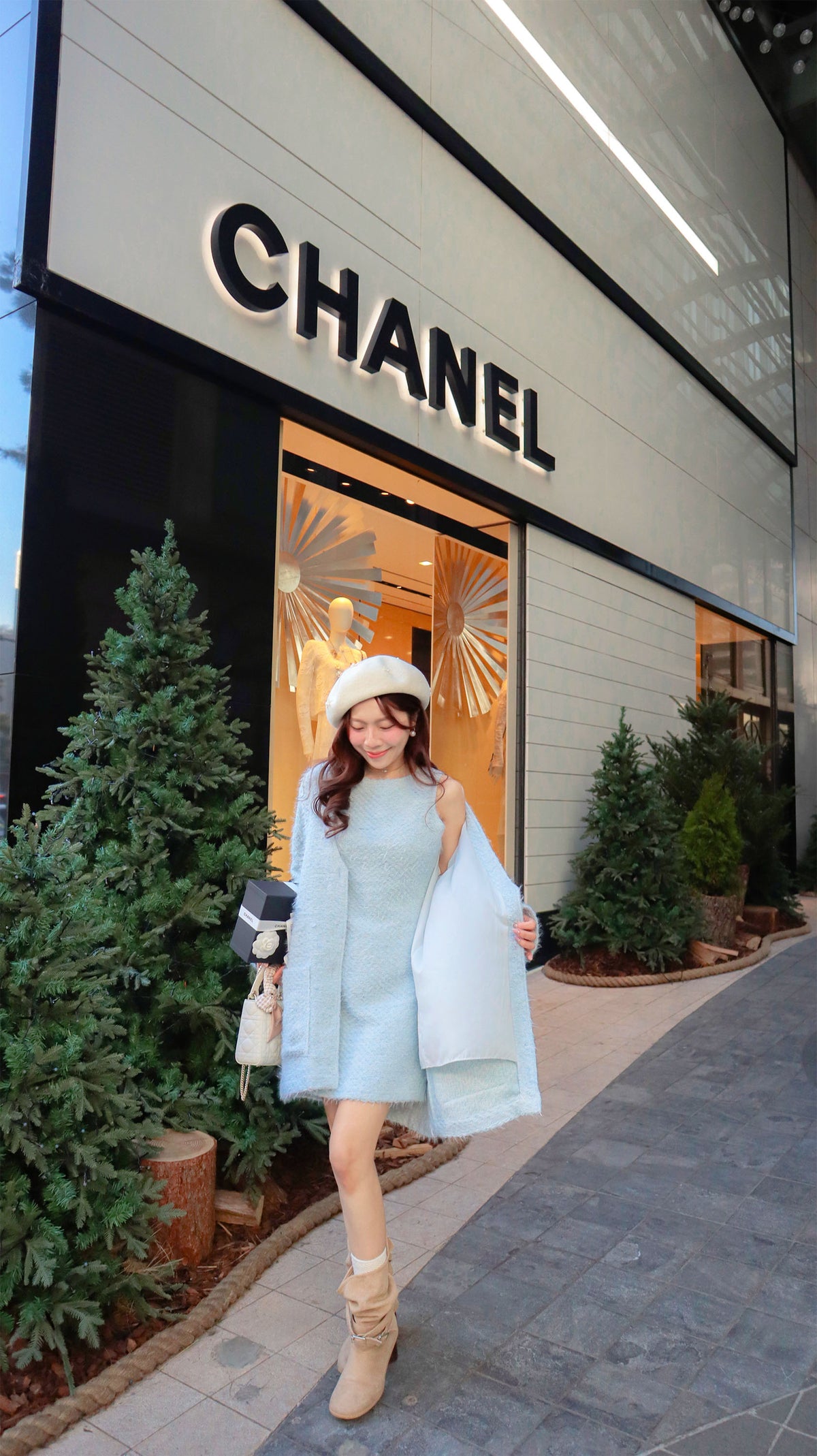 < M A D E > Alpine Tweedie Dress