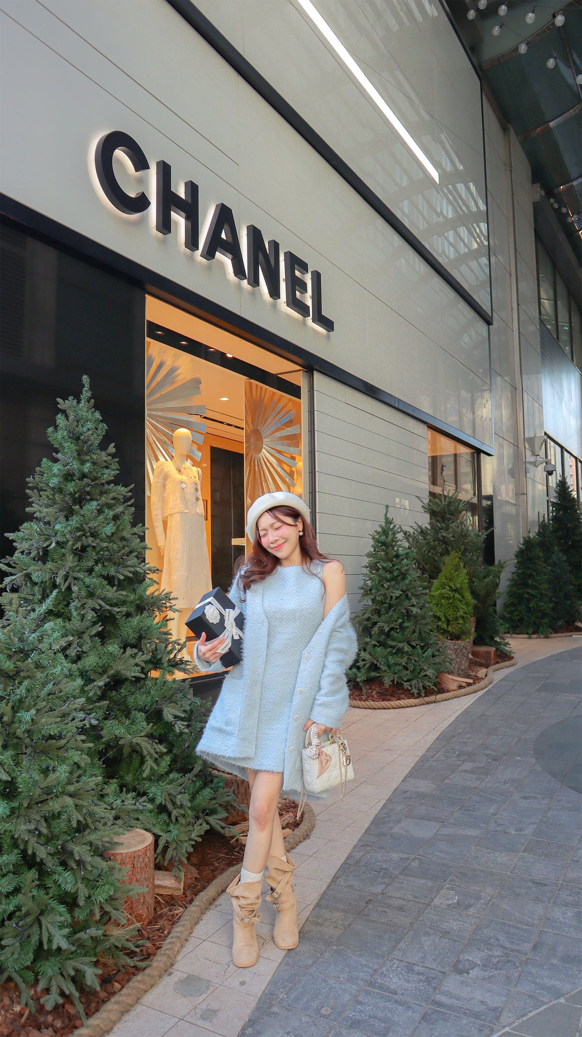 < M A D E > Alpine Tweedie Dress