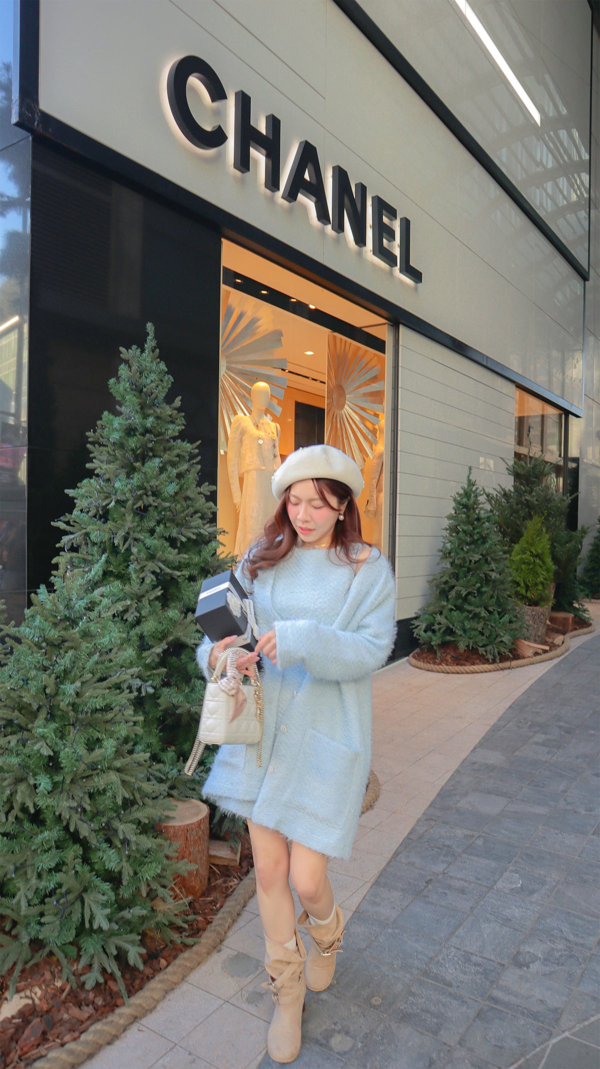 < M A D E > Alpine Tweedie Dress