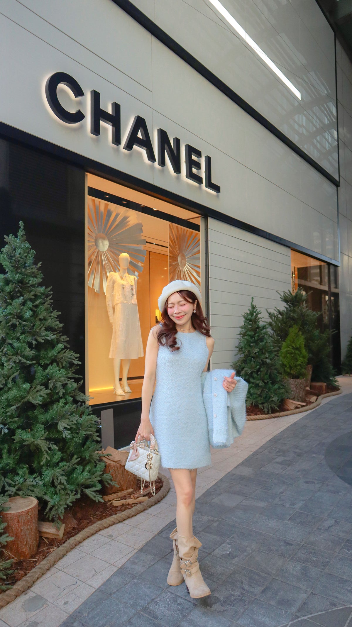 < M A D E > Alpine Tweedie Dress