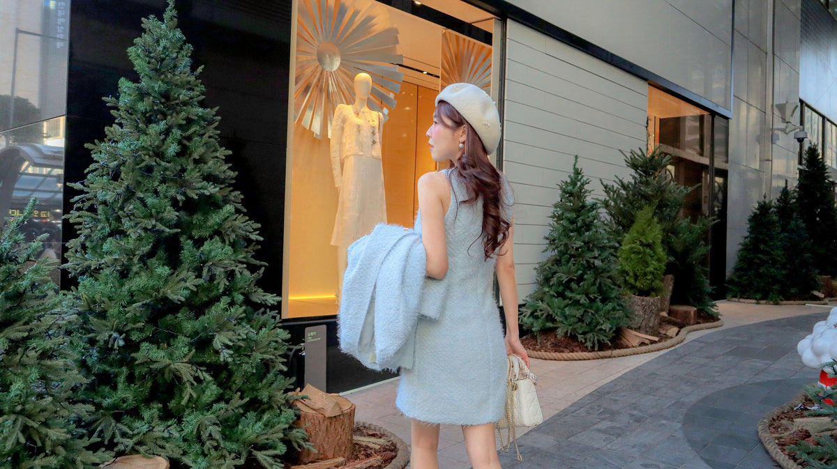 < M A D E > Alpine Tweedie Dress