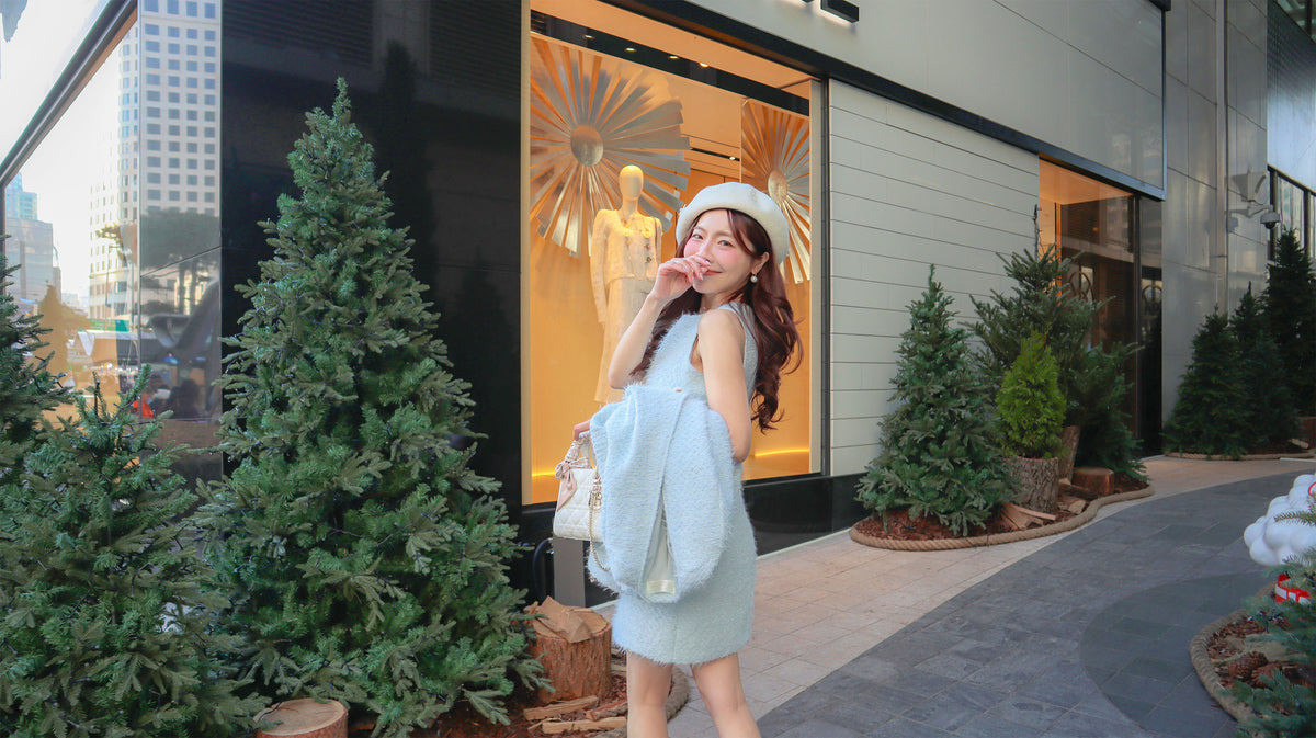 < M A D E > Alpine Tweedie Dress