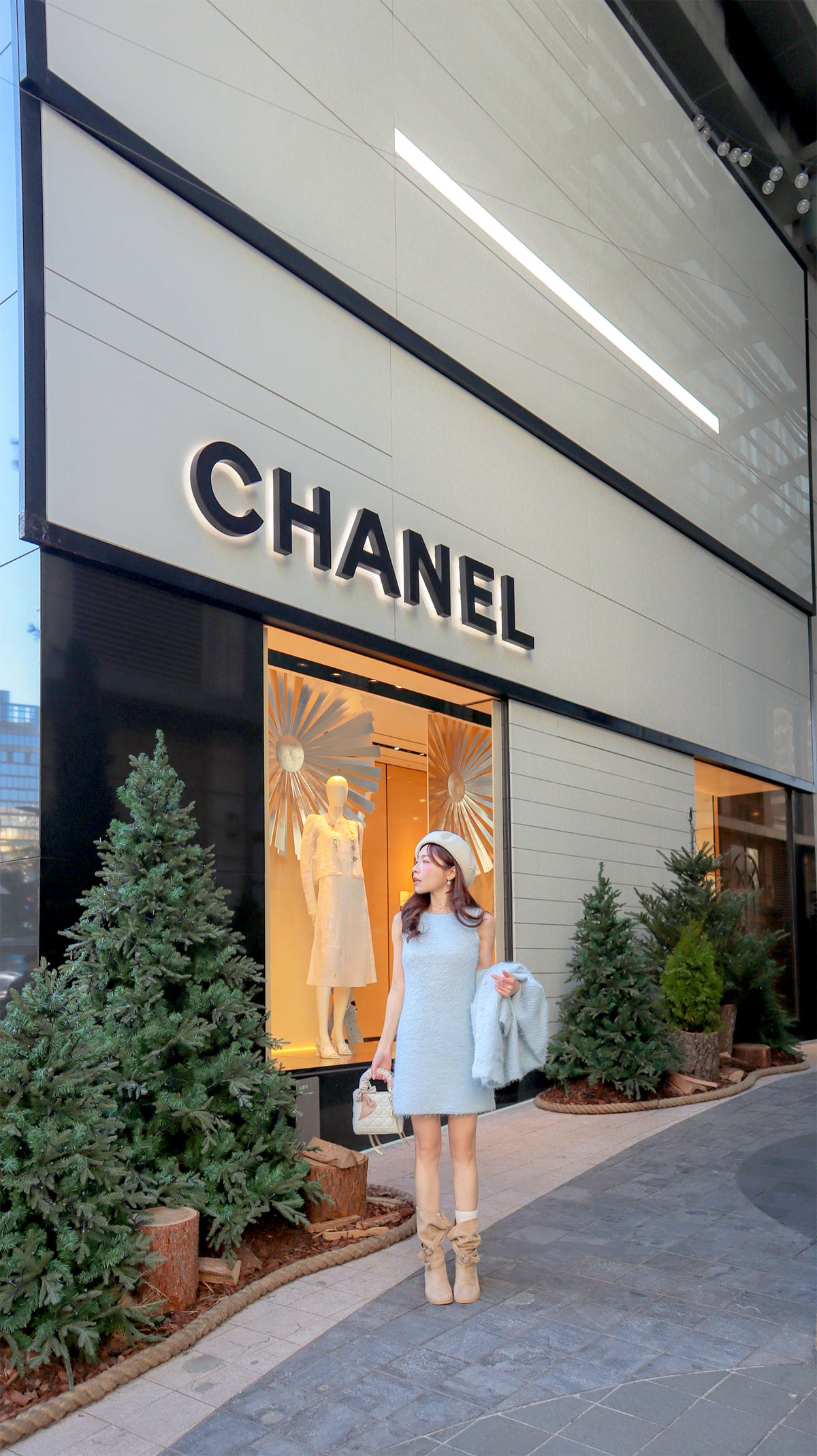 < M A D E > Alpine Tweedie Dress