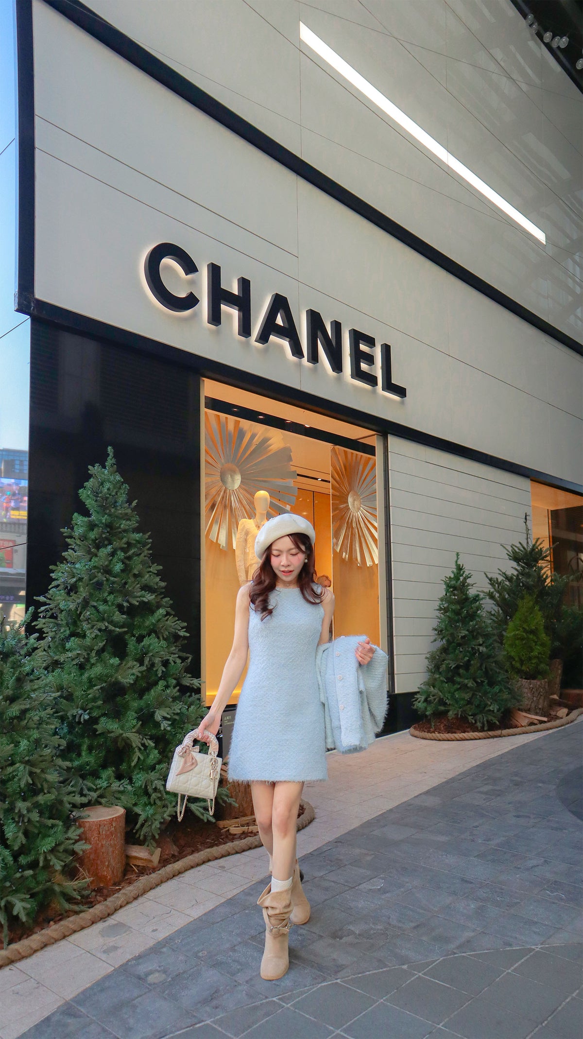 < M A D E > Alpine Tweedie Dress