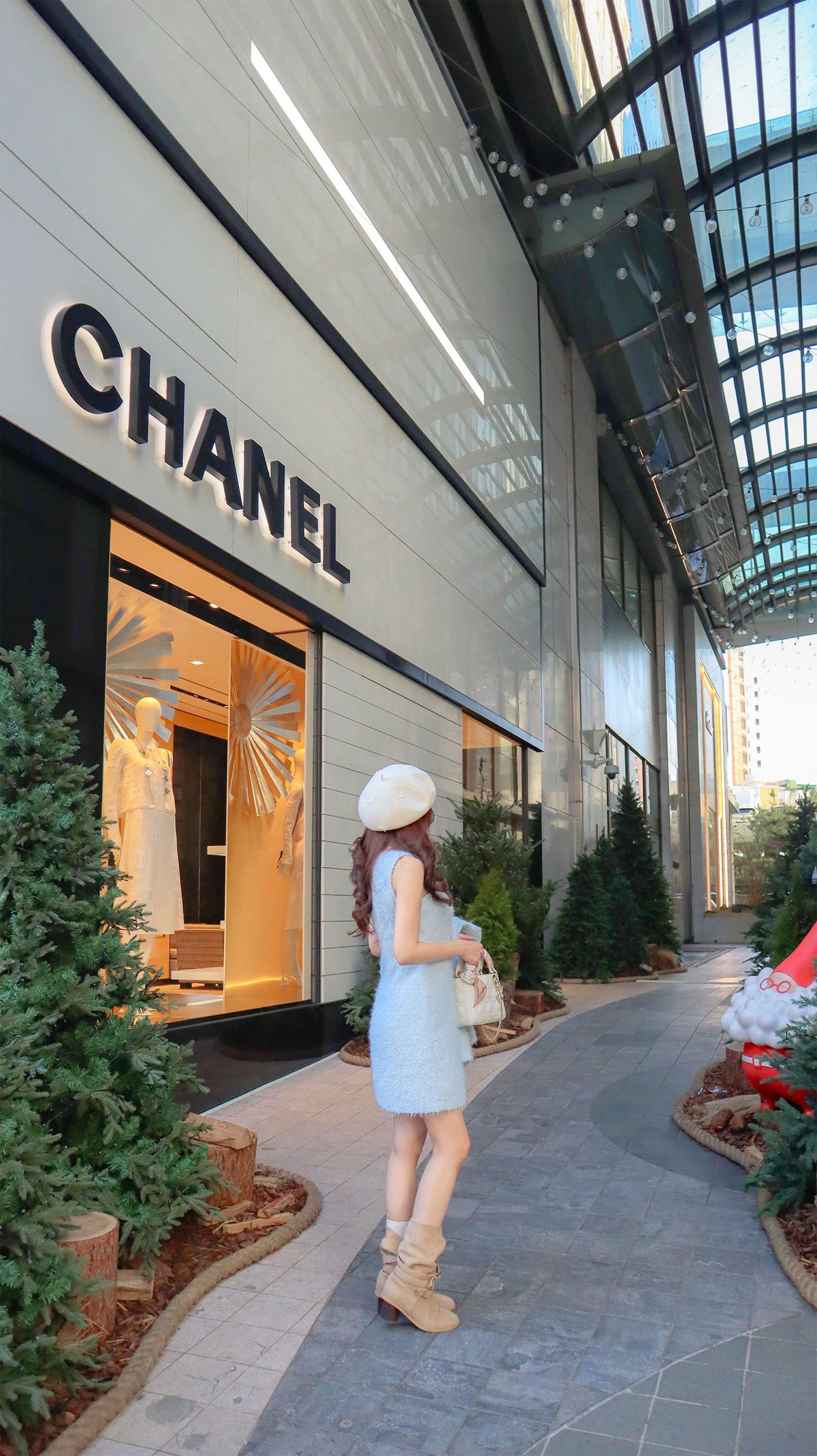 < M A D E > Alpine Tweedie Dress