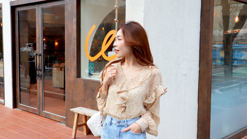 Camomile Pops Chiffon Blouse